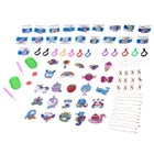 Kép 2/3 - 24 Napos Gyémánt Kirakós Meglepetés Kulcstartó Készlet