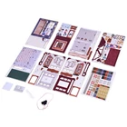 Kép 2/2 - Fa 3D Puzzle Könyvesbolt épület 148 db-os Világítással