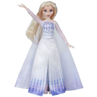 Kép 2/3 - Frozen II.: Angolul Éneklő Elza Baba Fehér Ruhában