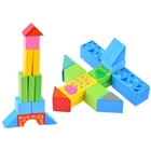 Kép 5/8 - Fa Építőkocka Készlet - Farm - 100 Darabos