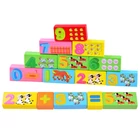 Kép 7/8 - Fa Építőkocka Készlet - Farm - 100 Darabos