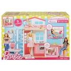 Kép 1/10 - Barbie Kétszintes Összecsukható Ház Kiegészítőkkel