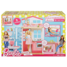 Kép 1/10 - Barbie Kétszintes Összecsukható Ház Kiegészítőkkel