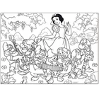 Kép 2/2 - Disney Puzzle 2in1 -ben: Hófehérke és a Hét Törpe