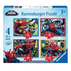 Kép 1/5 - Ravensburger Puzzle: Spiderman / Pókember 4 in 1 