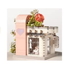 Kép 4/9 - Építőjáték - Romantikus Esküvői Terem Vitrinnel + Virágokkal Blokk