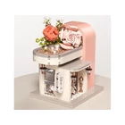 Kép 5/9 - Építőjáték - Romantikus Esküvői Terem Vitrinnel + Virágokkal Blokk