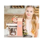 Kép 7/9 - Építőjáték - Romantikus Esküvői Terem Vitrinnel + Virágokkal Blokk