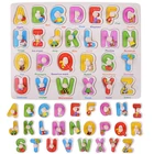 Kép 1/5 - Fa Angol ABC Oktató Betű Tábla