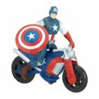 Kép 2/2 - Bosszúállók: Amerika Kapitány figura motorral 