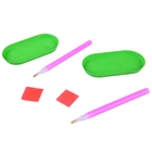 Kép 4/7 - 24 Napos Gyémánt Kirakós Meglepetés Kulcstartó Készlet