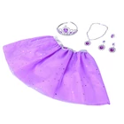 Kép 2/9 - Hercegnő jelmez "HOLD HERCEGNŐ" - Köpeny és Ékszer Szett