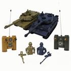 Kép 1/7 - ZEGAN RC Tank 2 db-os (M1A2 vs. Tiger I.)