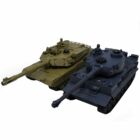 Kép 4/7 - ZEGAN RC Tank 2 db-os (M1A2 vs. Tiger I.)