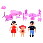 Kép 4/7 - Összecsukható Játszóház Figurákkal és Kiegészítőkkel