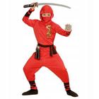 Kép 2/3 - Red Dragon Ninja Jelmez 8-10 Évesre