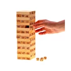 Kép 4/5 - Jenga Shaken Tower Fa Kockák 54db-os