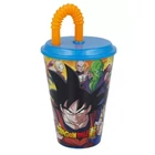 Kép 1/4 - Dragon Ball-os Szívószálas Műanyag Pohár