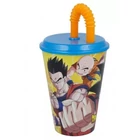 Kép 2/4 - Dragon Ball-os Szívószálas Műanyag Pohár