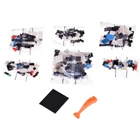 Kép 4/6 - Építő Blokkok - Szuper Sportautó Fehér KABRIOLETT - 348 darabos Készlet