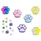 Kép 8/9 - Kreatív 3D Stresszoldó Tappancs Kulcstartó Készítő