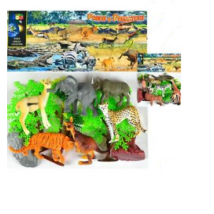 World Animals Collection Szafari Műanyag Állat Figurák