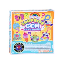 24 Napos Gyémánt Kirakós Meglepetés Kulcstartó Készlet