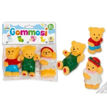 3db Puha Műanyag Maci Ruhában - 0 Hónapos Kortól 3db Puha Műanyag Maci Ruhában - 0 Hónapos Kortól