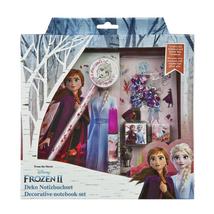 Frozen II. Írószer Készlet és Dekorálható Jegyzetfüzet