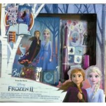 Frozen II. Írószer Készlet és Dekorálható Jegyzetfüzet