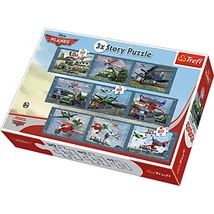 Trefl 3x Story Puzzle Planes