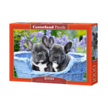 Castorland 1000 db-os Puzzle - Francia Bulldog Kölykök