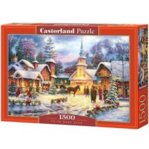 Castorland 1500 db-os Puzzle - Karácsonyi Este