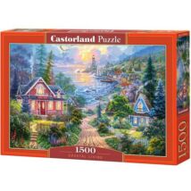 Castorland 1500 db-os Puzzle - Tengerparti Élet