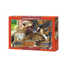 Castorland 500 db-os Puzzle - Macska a Dobozban