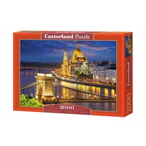 Castorland 2000 db-os Puzzle - Budapesti Kilátás Alkonyatkor