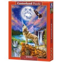 Castorland 1500 db-os Puzzle - Farkas Éjszakája