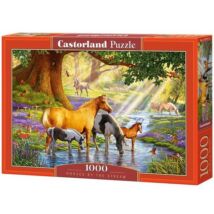 Castorland 1000 db-os Puzzle - Lovak a Pataknál