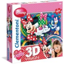 Disney 3D s Minnie és Daisy 104 db os Puzzle