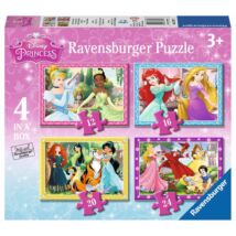 Ravensburger Hercegnők Puzzle 4 in 1