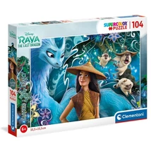 Ravensburger Raya és az Utolsó Sárkány Glitteres Puzzle 104 db-os