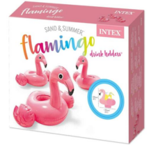 Intex Felfújható Flamingós Italtartó 3 db-os