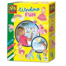 Ablak Díszítő Készlet Tollakkal és Matricákkal