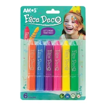 Stickes Arcfestő Készlet 6 Féle Színnel