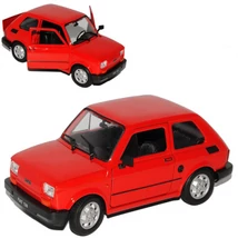 Fiat 126 (Kispolszki) Fém Modell 1:24-27