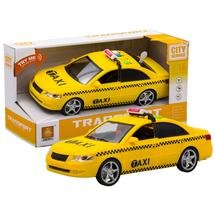 Hangokat Adó és Világító Sárga Taxi
