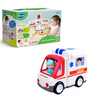 Interaktív Mentőautó + Kiegészítők Figurákkal és Hangjelzővel