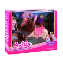 Anlily Doll Jockey lóval + kiegészítők 