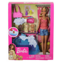 Barbie Kutyafürdető Játékkészlet Kiskutyákkal