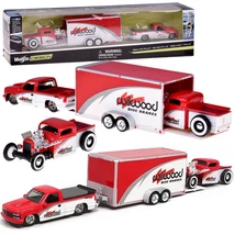 Chevy Pickup 1936 és Chevrolet 454 SS Pick-up 1993 + Utánfutó 1:64